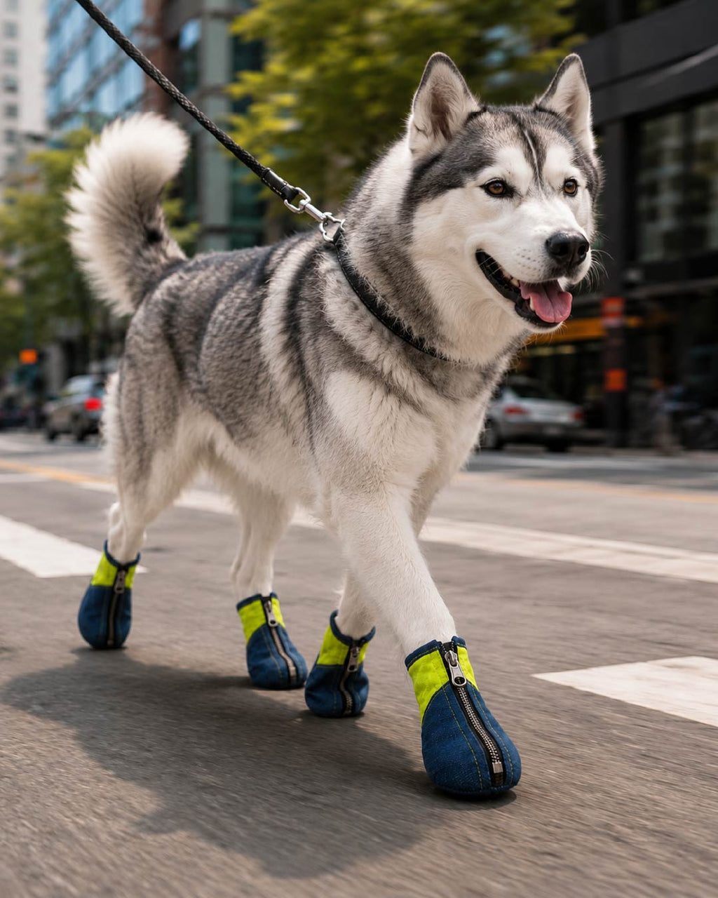 Denix – Anti-Slip Denim Dog Shoes
