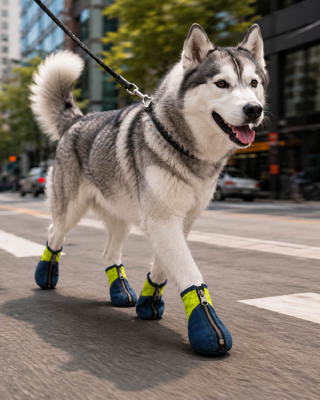 Denix – Anti-Slip Denim Dog Shoes